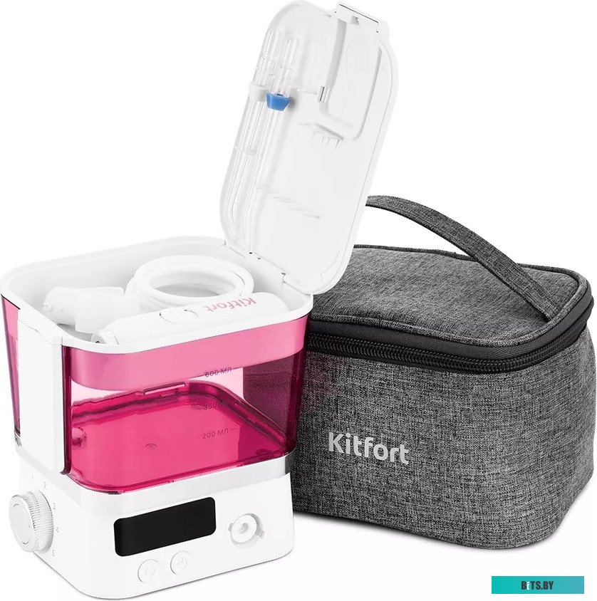 КТ-2957-1 Ирригатор KitFort КТ-2957-1 цвет:розовый и белый