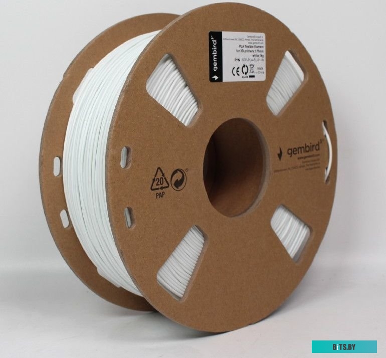 Филамент Gembird 3DP-PLA-FL-01-W 3DP-PLA-FL-01-W