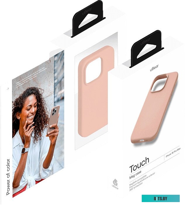 CS424LT69PTH-I24M uBear Touch Mag Case для Apple iPhone 16 Pro Max (латте)