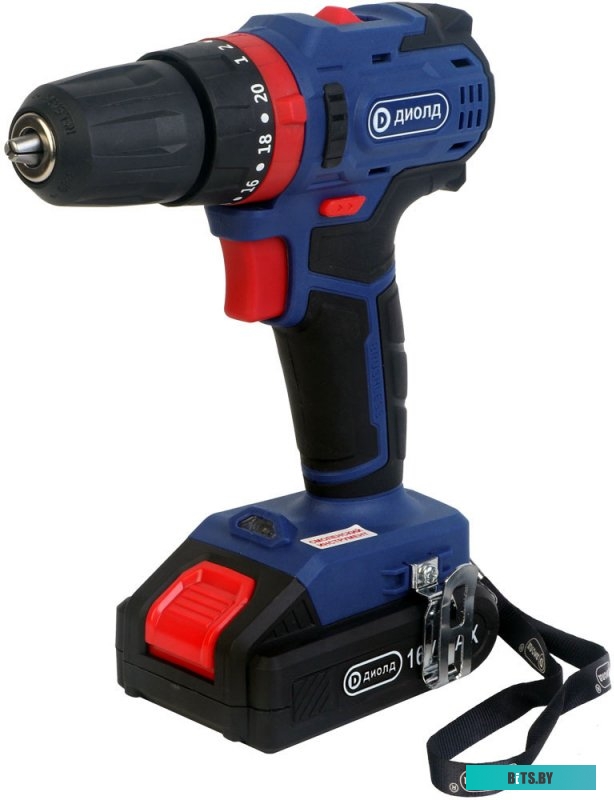 10022152 Дрель-шуруповерт ДИОЛД ДЭА-12 ЛИ-08, 2Ач,  с двумя аккумуляторами [10022152]