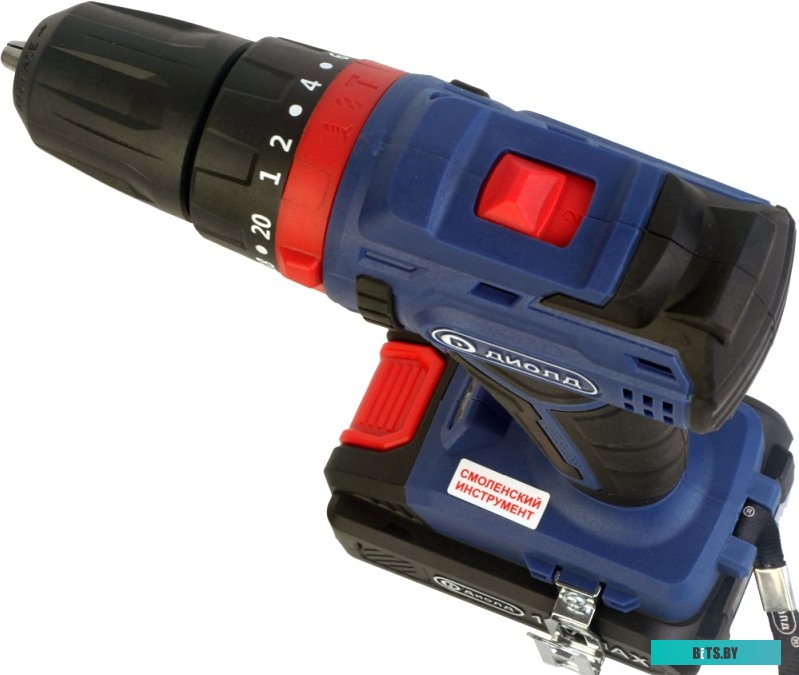 10022152 Дрель-шуруповерт ДИОЛД ДЭА-12 ЛИ-08, 2Ач,  с двумя аккумуляторами [10022152]