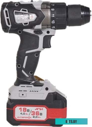 814.2.2.70 Интерскол ДА-13/36В 70 814.2.2.70 (с 2-мя АКБ, кейс)