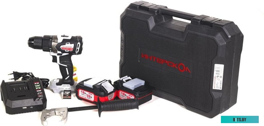 814.2.2.70 Интерскол ДА-13/36В 70 814.2.2.70 (с 2-мя АКБ, кейс)