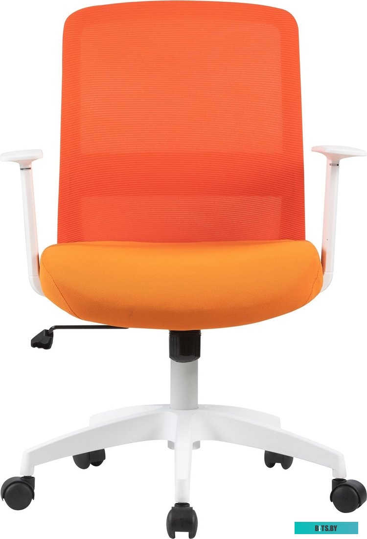Кресло Cactus CS-WMC333-OR оранжевый сиденье оранжевый сетка/ткань низк.спин. крестов. пластик пластик белый CS-WMC333-OR