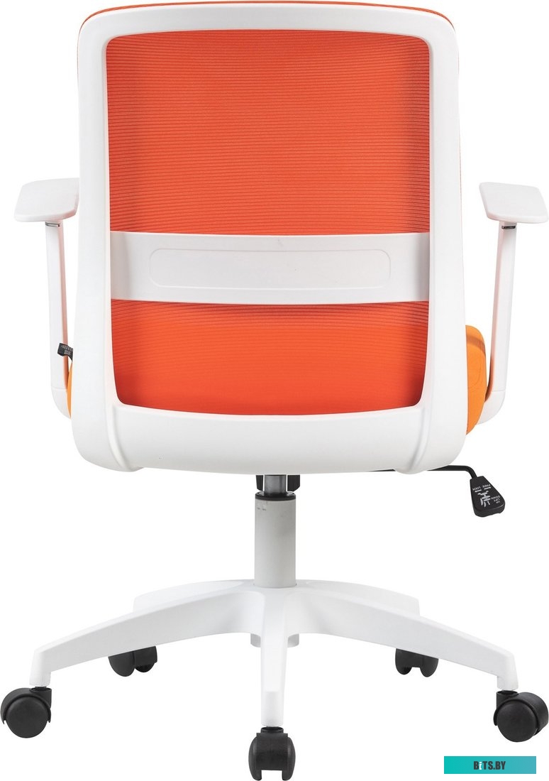 Кресло Cactus CS-WMC333-OR оранжевый сиденье оранжевый сетка/ткань низк.спин. крестов. пластик пластик белый CS-WMC333-OR