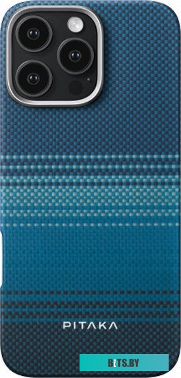 KI1601MO Pitaka Tactile Woven для iPhone 16 Pro (синий)