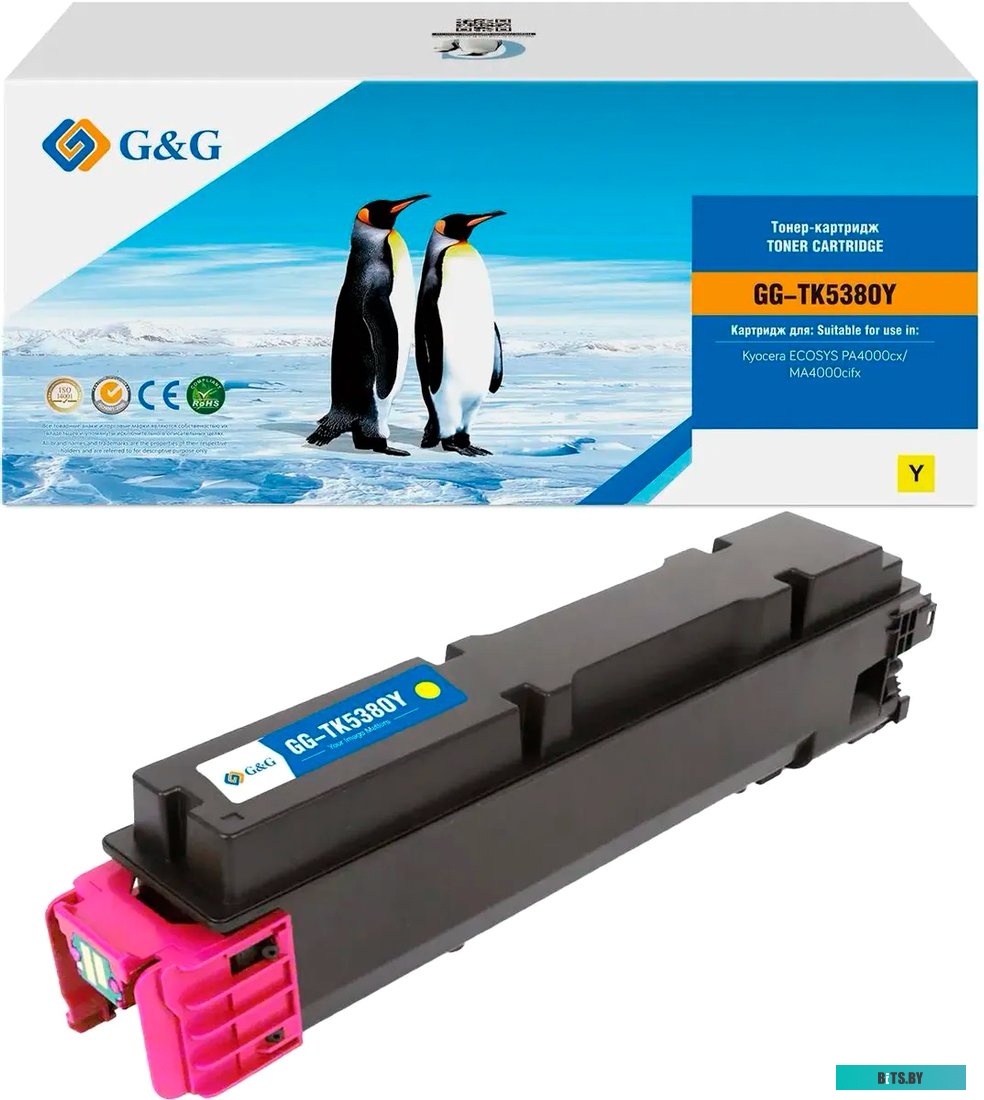 Картридж лазерный G&G GG-TK5380Y TK-5380Y желтый (10000стр.) для Kyocera ECOSYS PA4000cx/MA4000cifx GG-TK5380Y