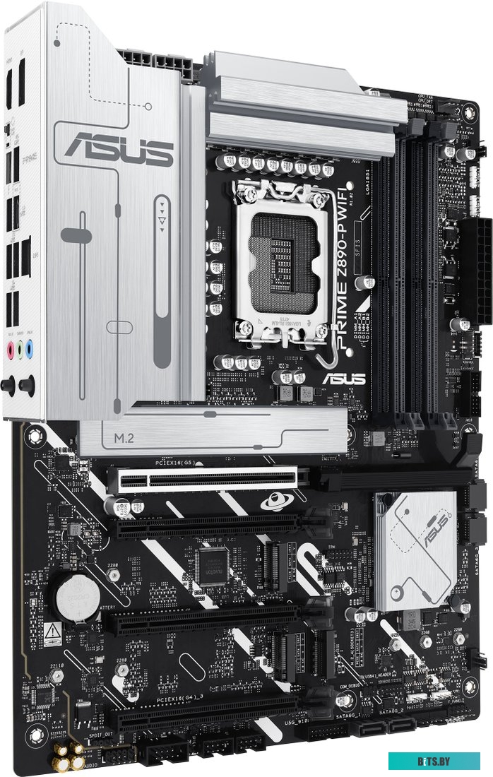 Материнская плата/ MB ASUS INTEL Z890 s1851, 4xDDR5(192GB), 1xPCIe 5.0x16, 3xPCIe 4.0x16, 1xLAN (2.5GbE), Wi-Fi, BT, 4xSATA 6Gb/s, 4xM.2, 1xThunderbol