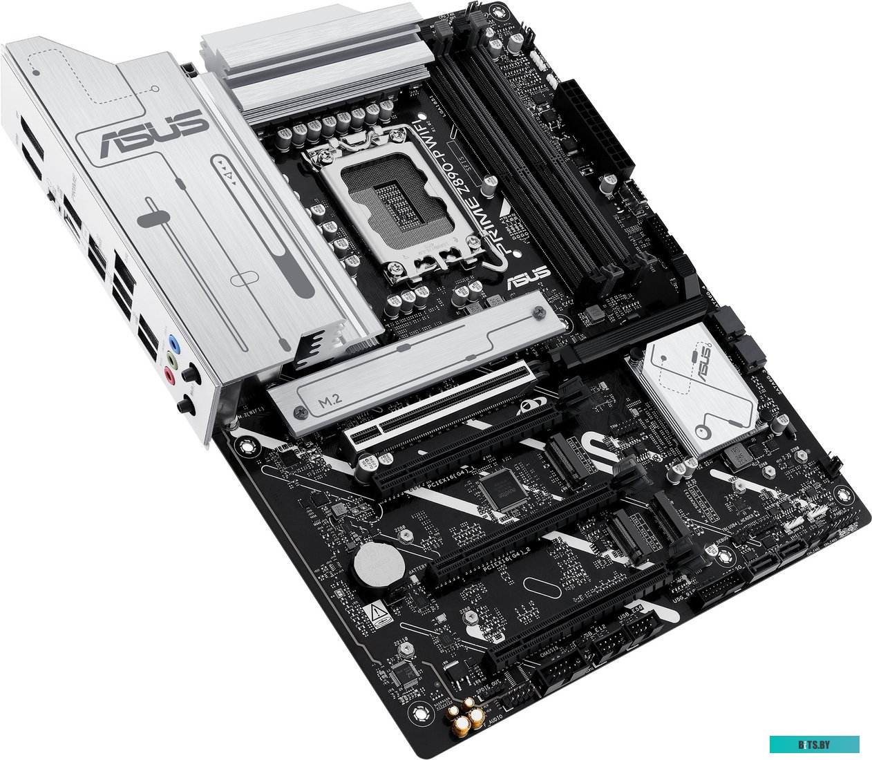 Материнская плата/ MB ASUS INTEL Z890 s1851, 4xDDR5(192GB), 1xPCIe 5.0x16, 3xPCIe 4.0x16, 1xLAN (2.5GbE), Wi-Fi, BT, 4xSATA 6Gb/s, 4xM.2, 1xThunderbol