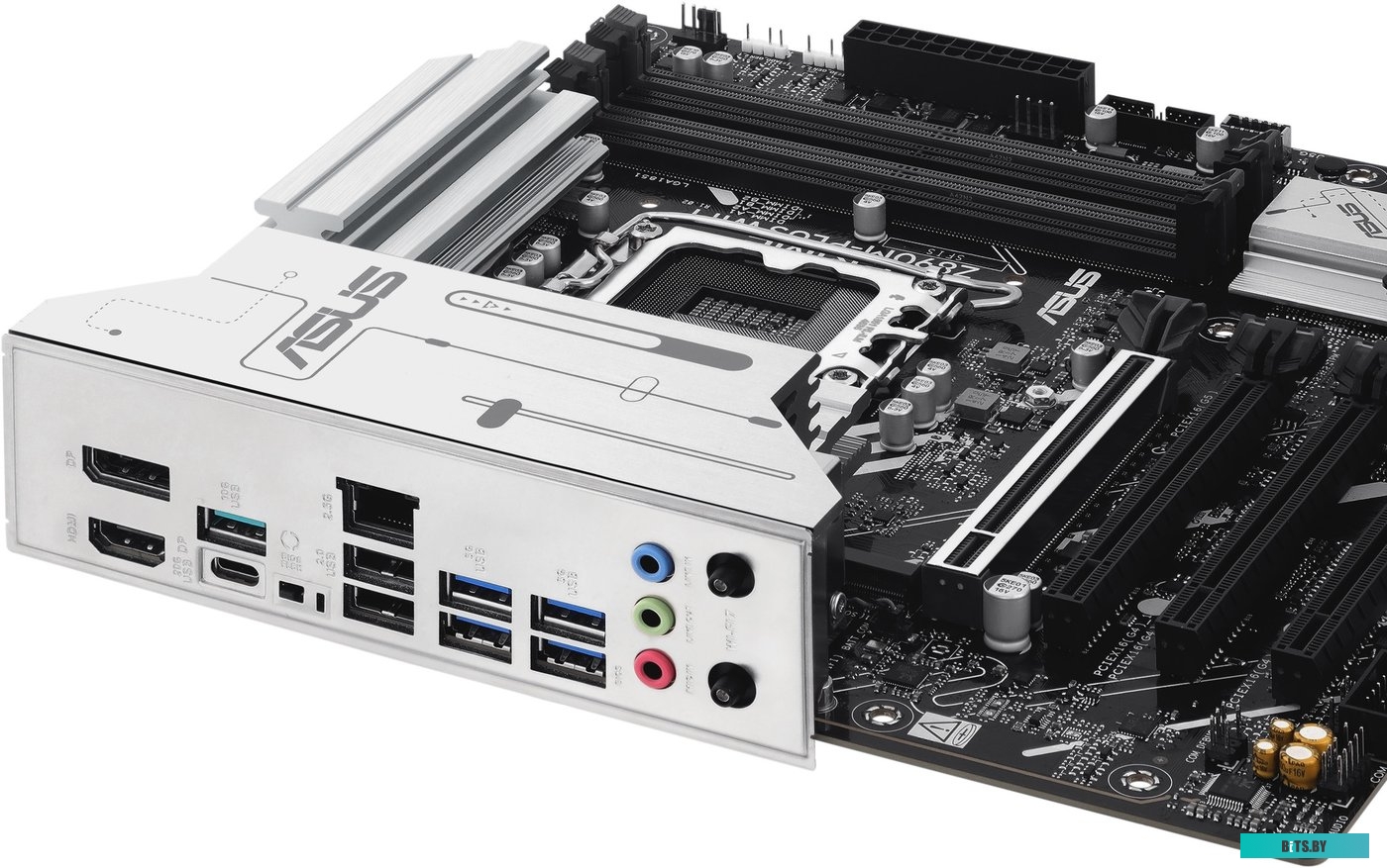 Материнская плата/ MB ASUS INTEL Z890 s1851, 4xDDR5(192GB), 1xPCIe 5.0x16, 3xPCIe 4.0x16, 1xLAN (2.5GbE), Wi-Fi, BT, 6xSATA 6Gb/s, 3xM.2, 1xUSB-C, 7xU
