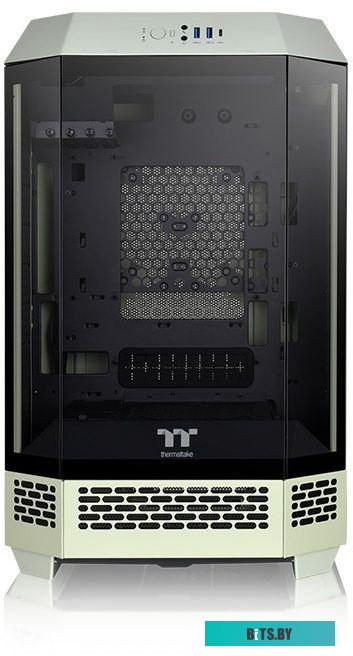 Корпус miniITX Thermaltake The Tower 300 Matcha Green, Micro-Tower, без БП, зеленый CA-1Y4-00SEWN-00