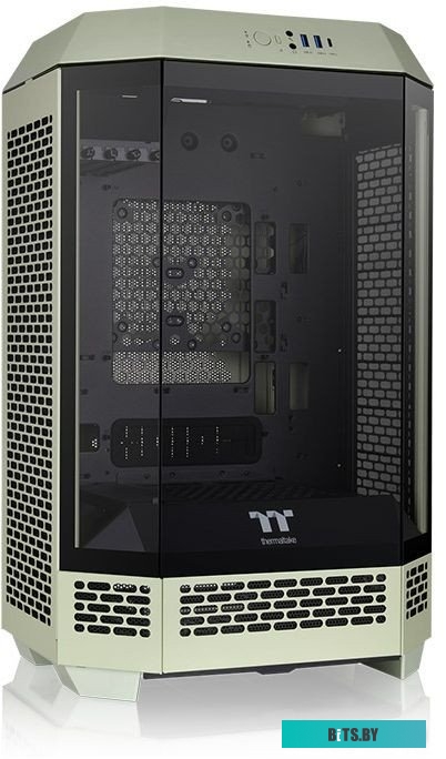 Корпус miniITX Thermaltake The Tower 300 Matcha Green, Micro-Tower, без БП, зеленый CA-1Y4-00SEWN-00
