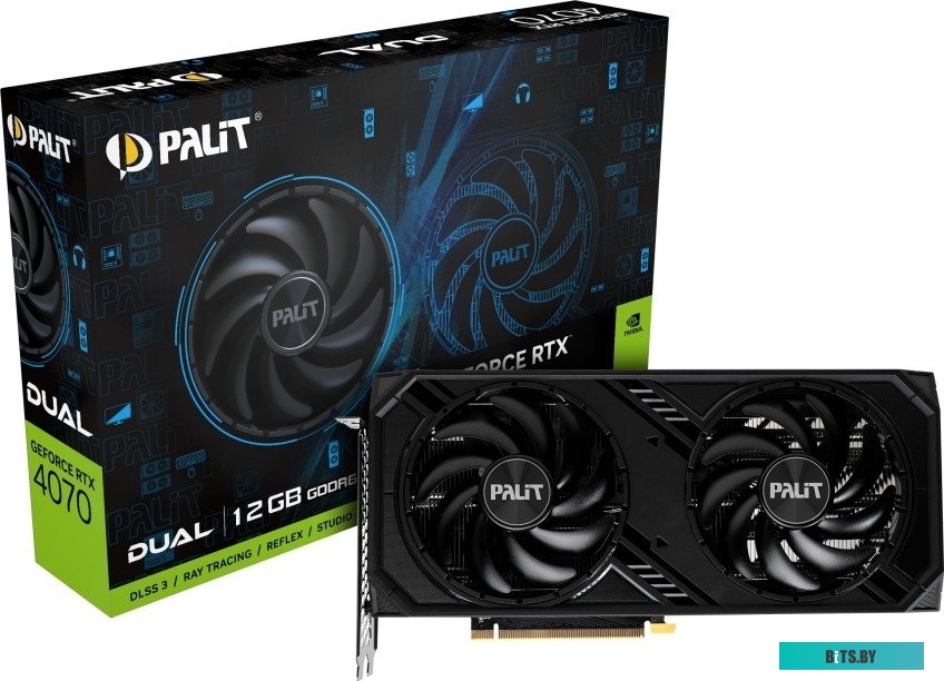 Видеокарта Palit GeForce RTX 4070 Dual NE64070019K9-1048D