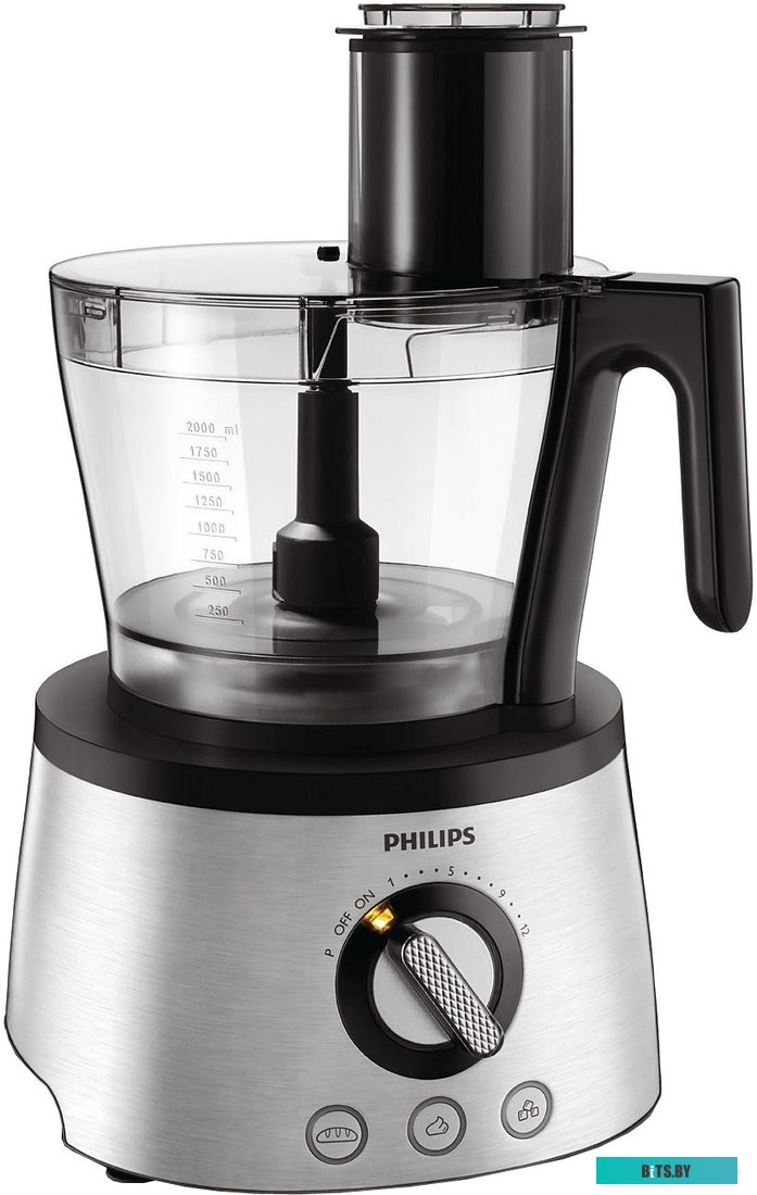 Кухонный комбайн Philips HR7778/00, серебристый
