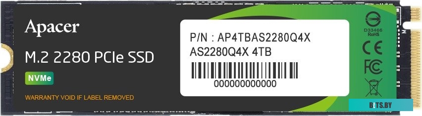 SSD Apacer AS2280Q4X AP4TBAS2280Q4X