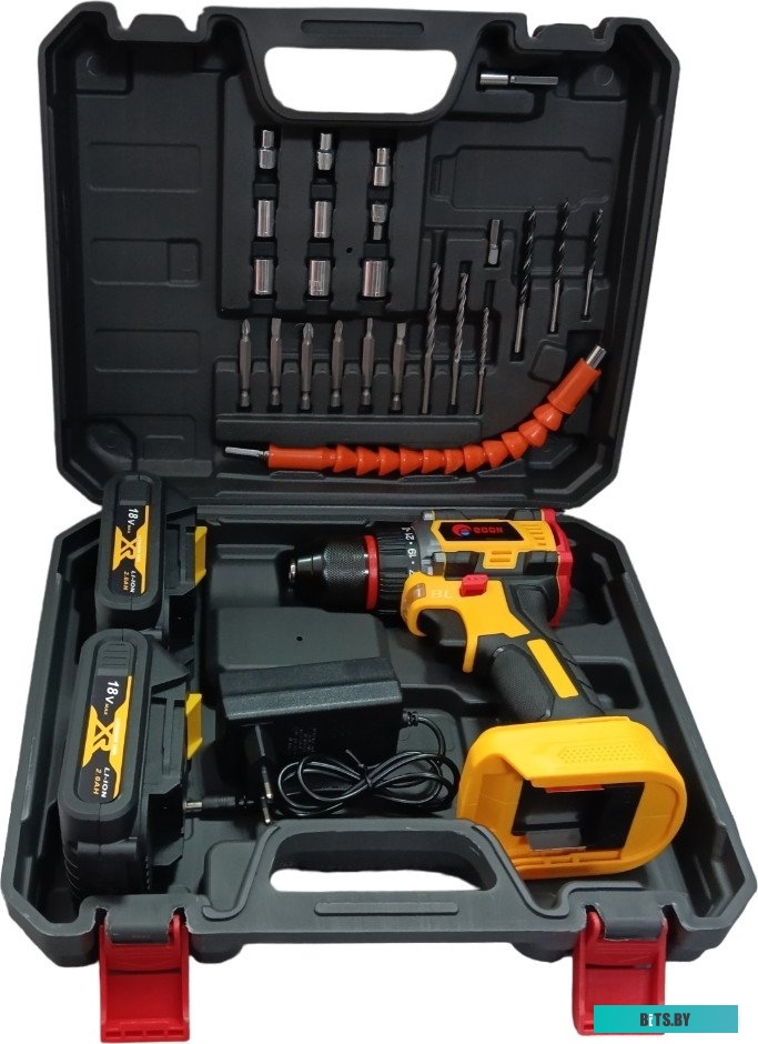 6937888233760 Edon AD-18BL (с 2-мя АКБ, кейс, набор оснастки)