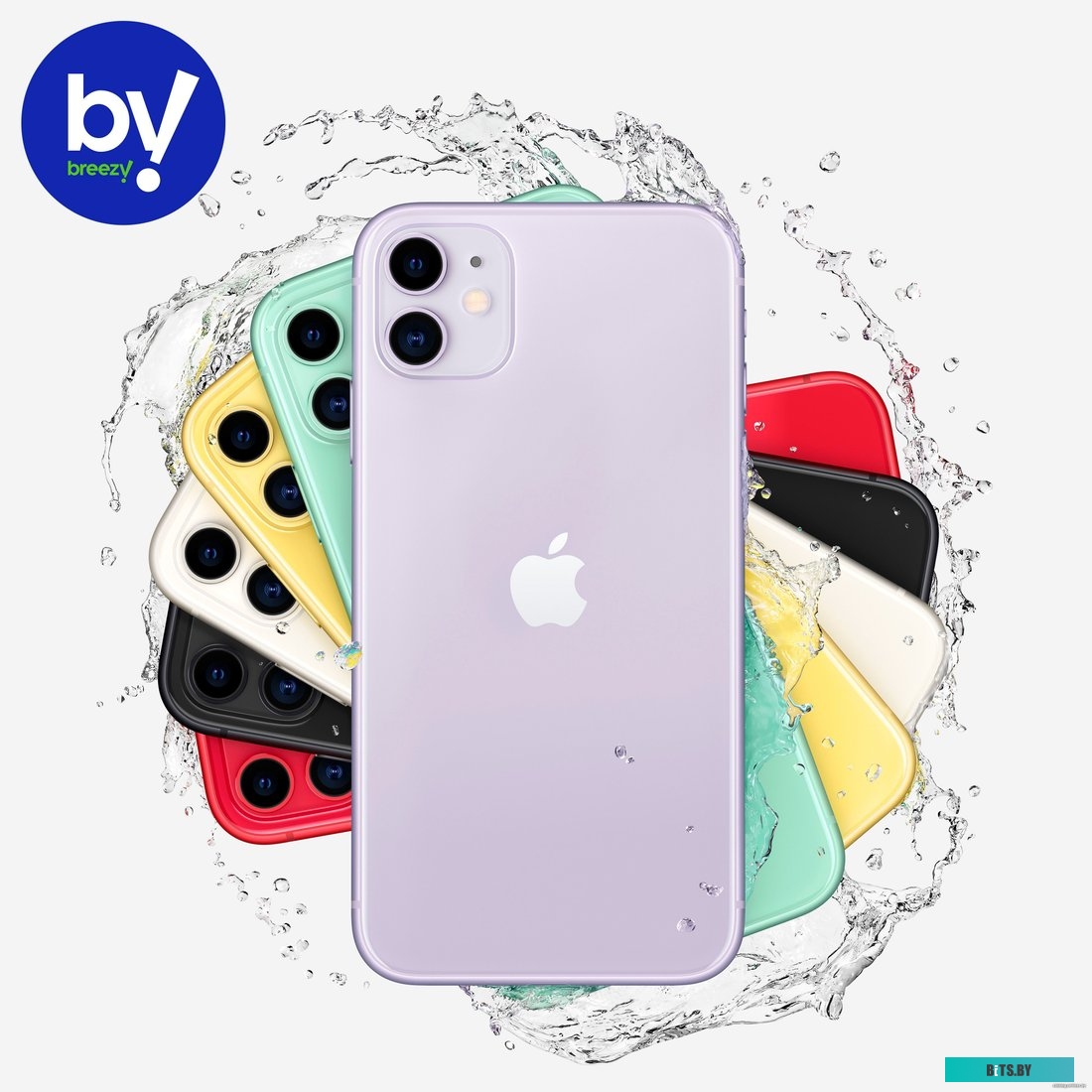 Apple iPhone 11 128GB Воcстановленный by Breezy, грейд B (фиолетовый)