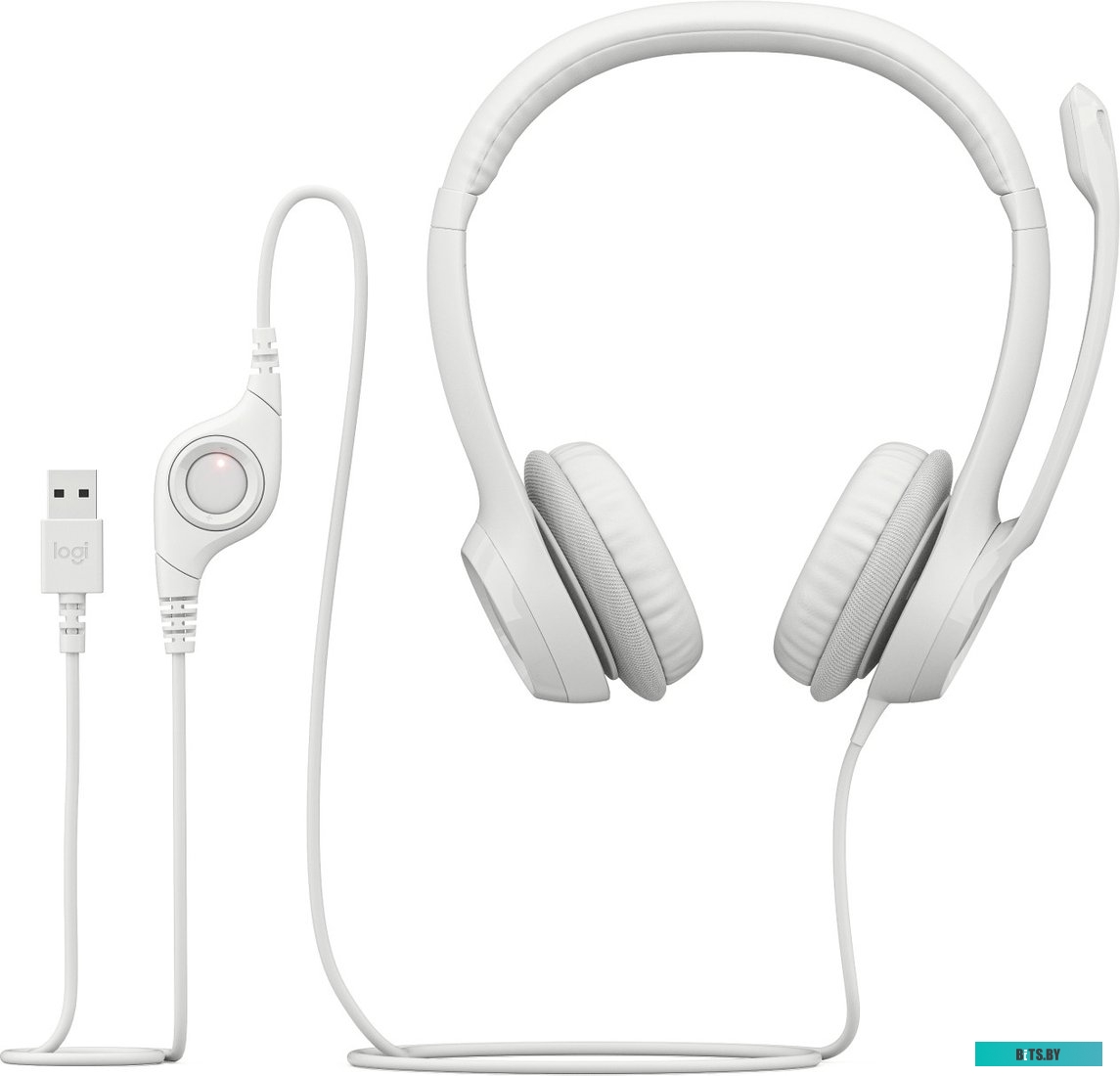 Наушники (Гарнитура) Logitech H390 (белый)