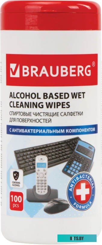 Салфетки для ухода за техникой Brauberg 513536 (100шт.)