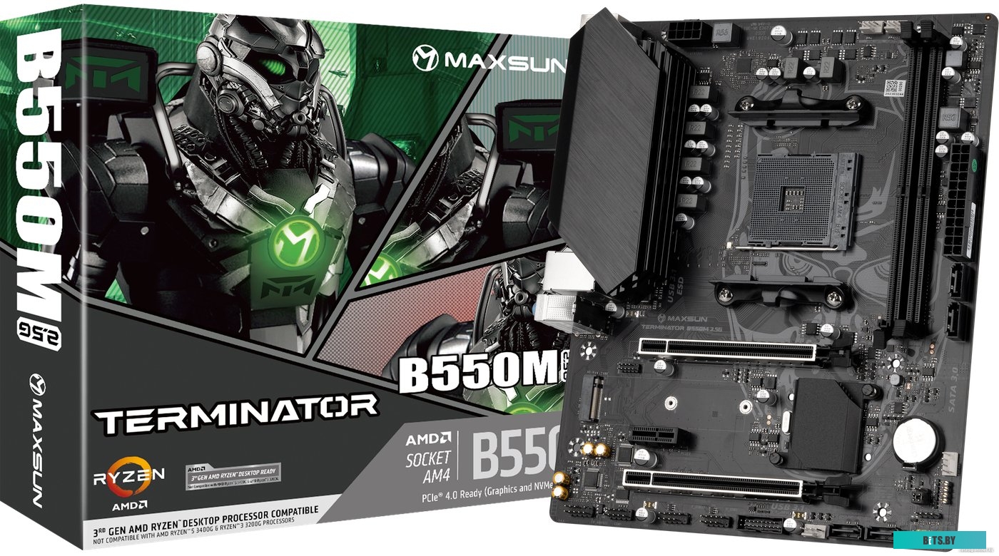 Материнская плата Maxsun Terminator B550M 2.5G