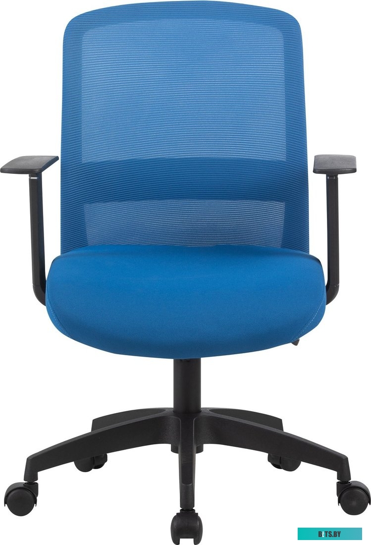 Кресло Cactus CS-MC333-BL темно-синий сиденье темно-синий сетка/ткань низк.спин. крестов. пластик пластик черный CS-MC333-BL