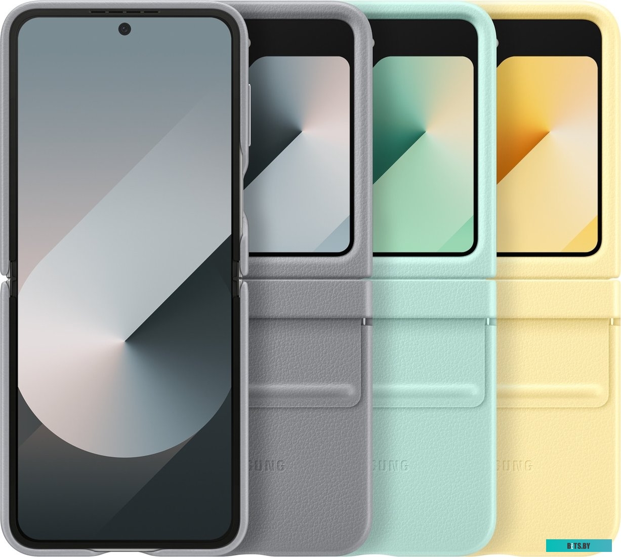 EF-VF741PMEGRU Чехол (клип-кейс) Samsung Kindsuit Case Flip 6 (F741), для Samsung Galaxy Z Flip6, мятный [ef-vf741pmegru]