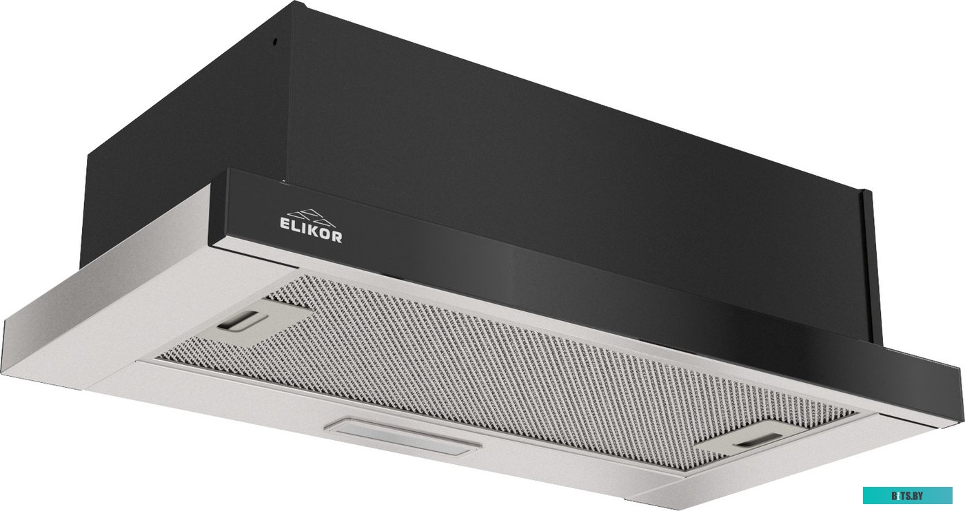 940982 Вытяжка INTEGRA GLASS 60N-400-V2D STEEL/BLACK ELIKOR