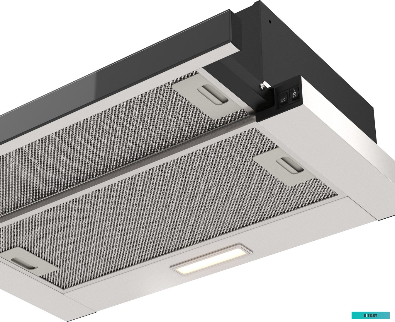 940982 Вытяжка INTEGRA GLASS 60N-400-V2D STEEL/BLACK ELIKOR