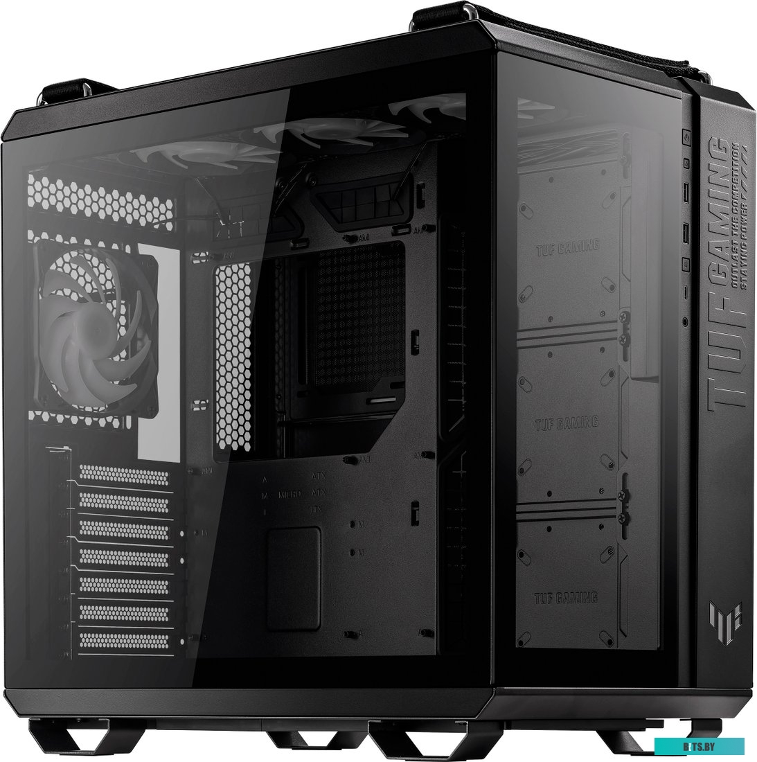 Корпус ASUS TUF GAMING GT502 PLUS TG ARGB BLACK 90DC0090-B19010