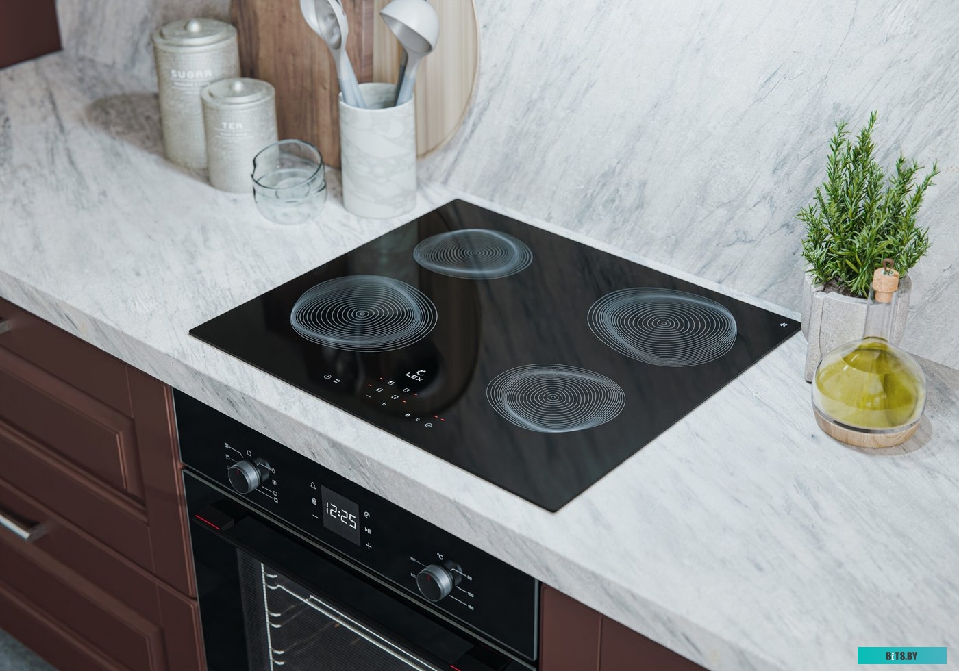 CHPE000062 Индукционная варочная панель LEX EVI 640 R2 BL,  независимая,  черный