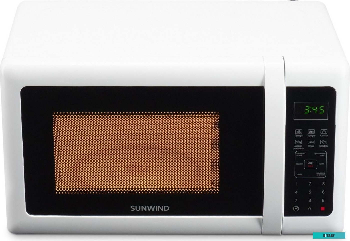 SUN-MW005 Микроволновая печь SunWind SUN-MW005, 700Вт, 20л, белый /черный