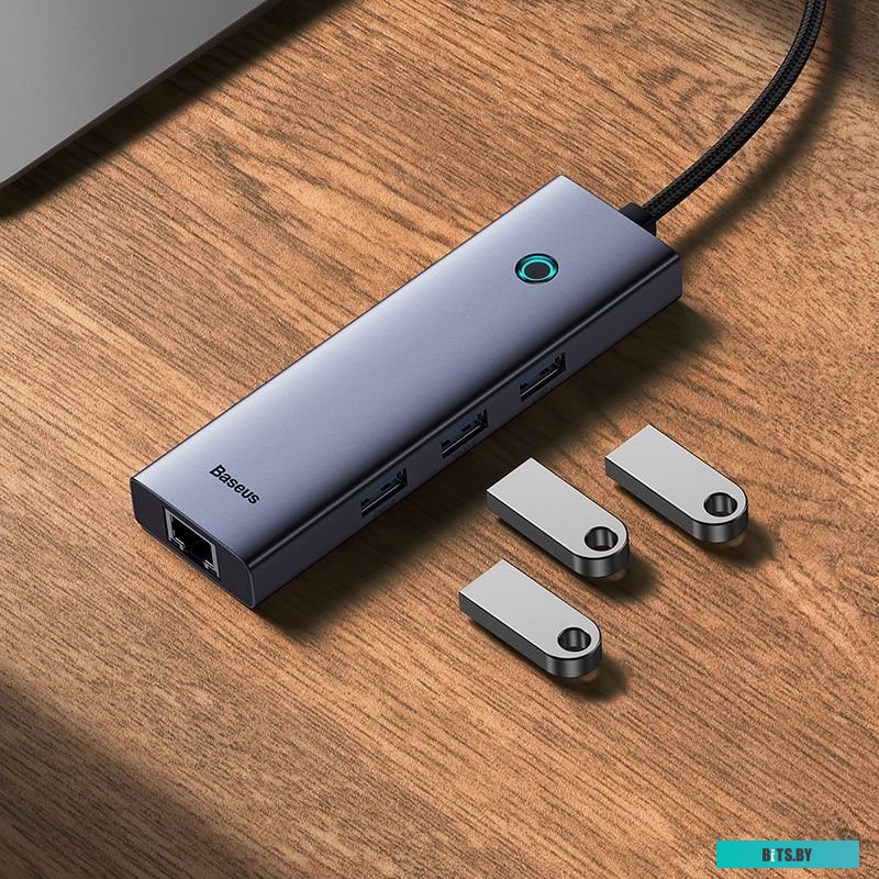 B0005280A813-01 Baseus Flite Series 4-Port USB-A Hub B0005280A813-01