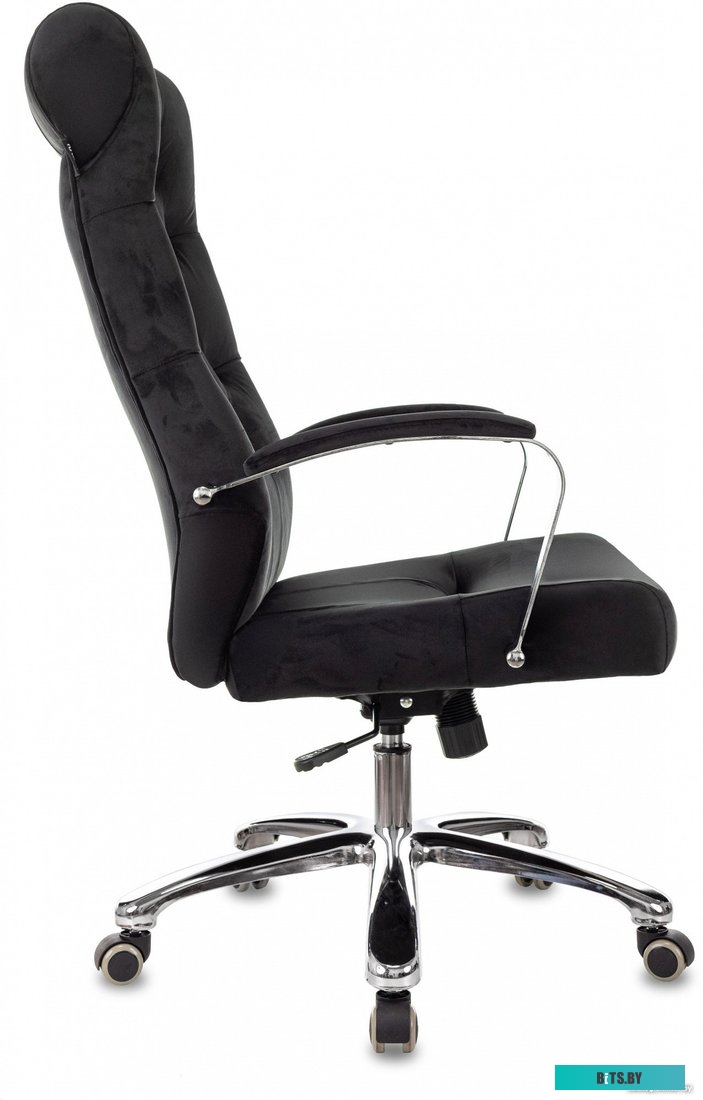 Бюрократ T-9928SL Fabric (черный Italia Black/крестовина металл хром)