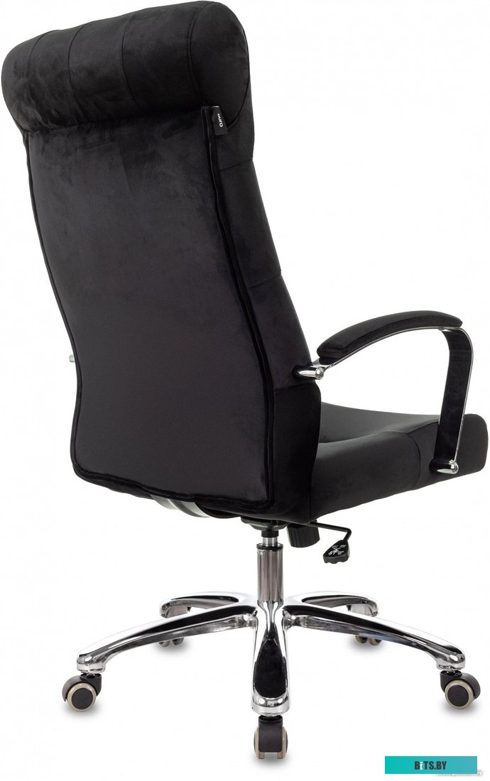 Бюрократ T-9928SL Fabric (черный Italia Black/крестовина металл хром)