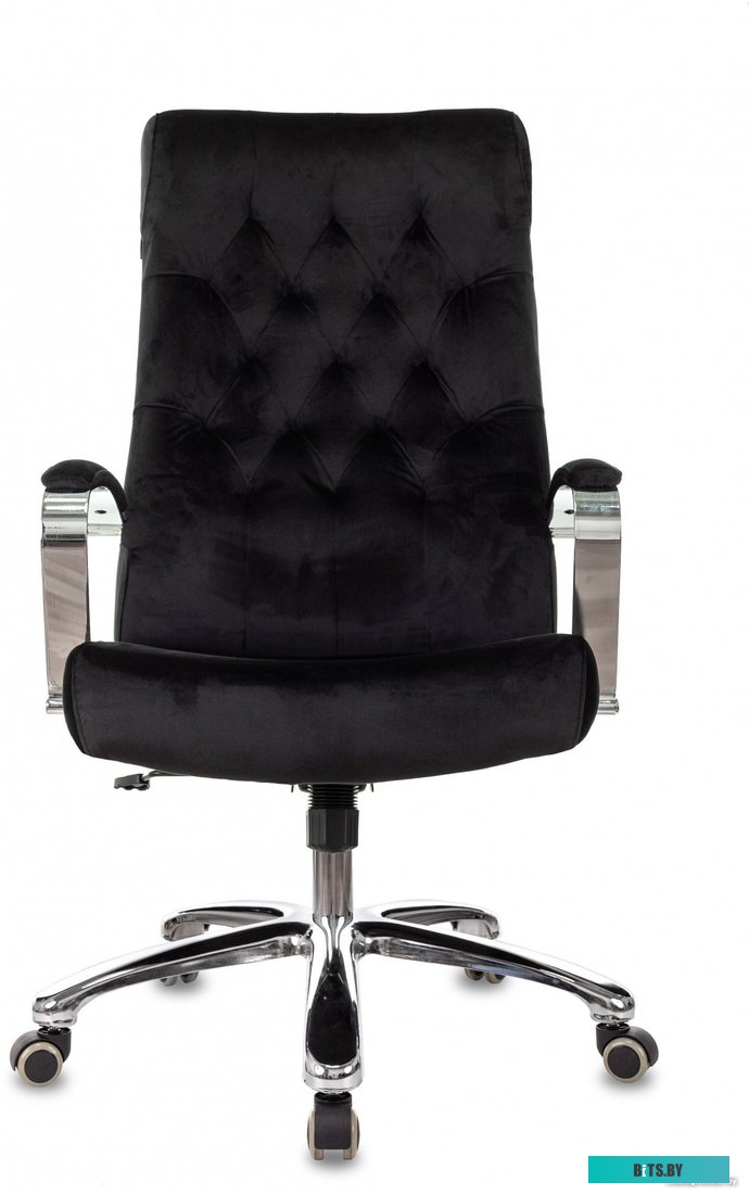 Бюрократ T-9928SL Fabric (черный Italia Black/крестовина металл хром)