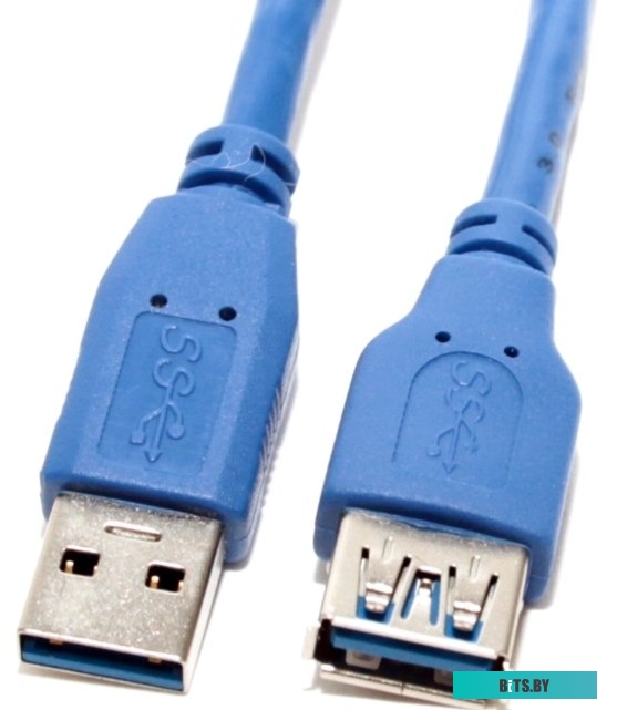 Удлинитель 5bites USB Type-A - USB Type-A UC3011-005F (0.5 м, синий)