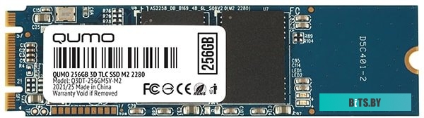 SSD Накопитель QUMO Novation 3D TLC 256GB Q3DT-256GMSY-M2
