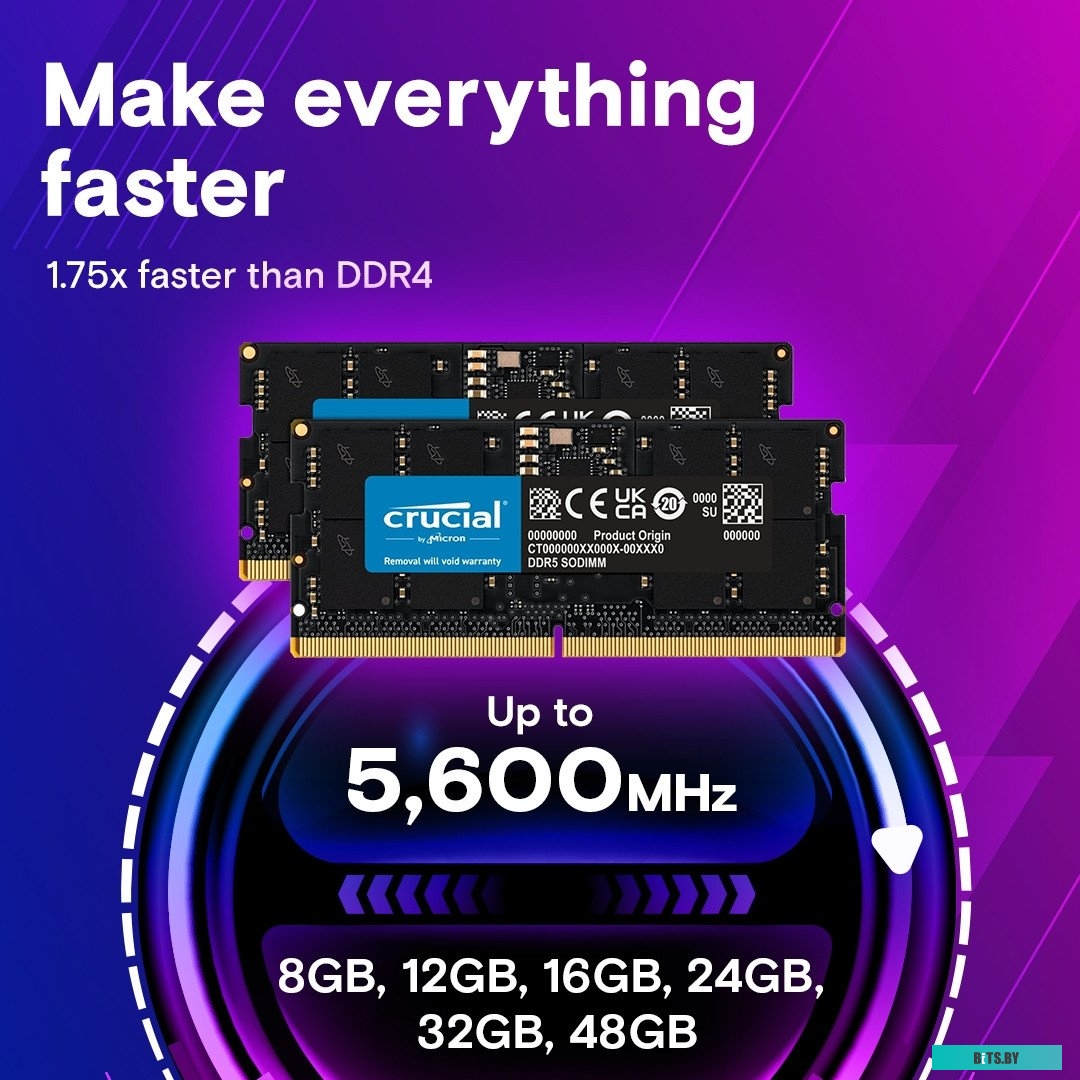 Оперативная память Crucial CT8G48C40S5 CT8G48C40S5