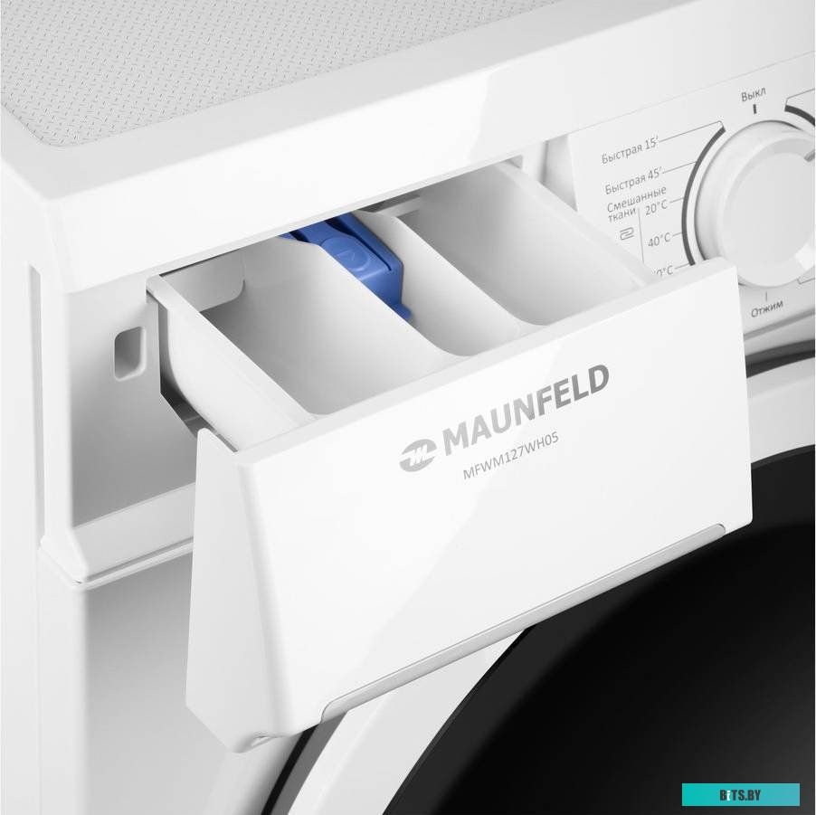 КА-00016661 Стиральная машина MAUNFELD MFWM106WH05, с фронтальной загрузкой, 6кг, 1000об/мин