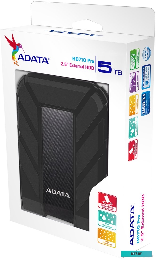 Внешний жесткий диск ADATA HD710P 5TB (черный) <AHD710P-5TU31-CBK>