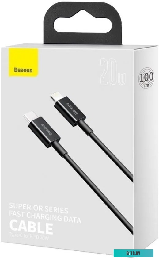 Кабель Baseus CATLYS-C01 USB Type-C - Lightning (2 м, черный)