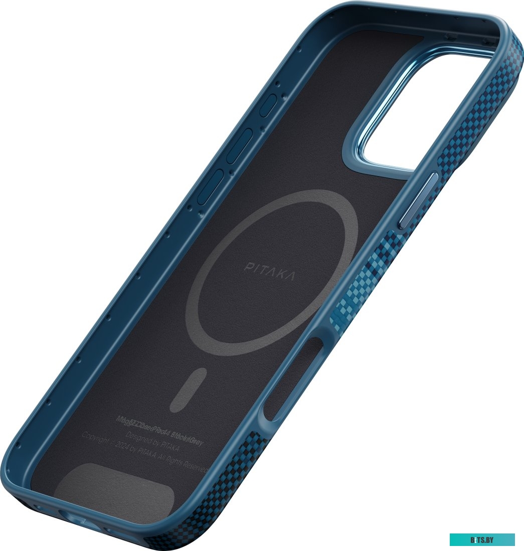 KI1601CPMO Pitaka Military-Grade для iPhone 16 Pro (синий)