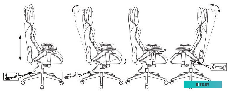 Бюрократ Zombie Viking 5 Aero Black Edition (искусственная кожа черный)