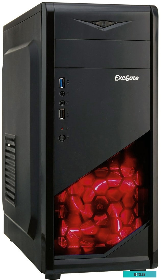 Блок питания 400W ExeGate XP400, ATX, PC, black, 12cm fan, 24p+4p, 3*SATA, 2*IDE, FDD + кабель 220V в комплекте EX284684RUS