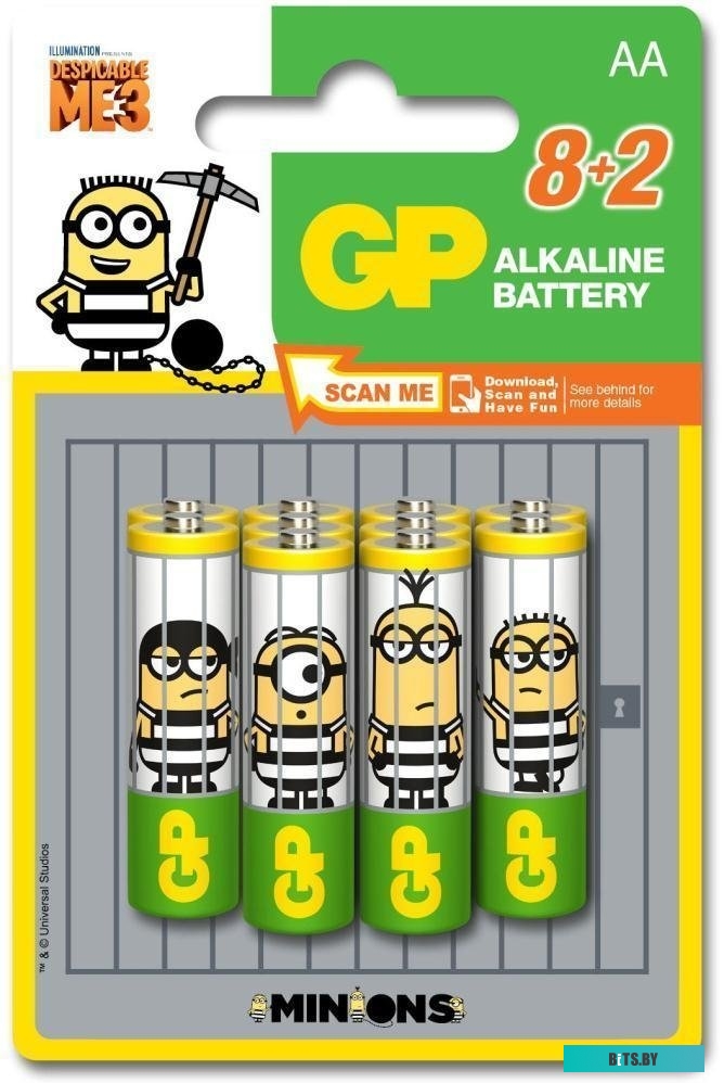 Батарейка GP Ultra Plus Alkaline GP 15AUP-2CR6, 6 шт.