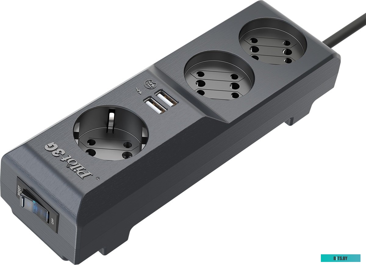 Сетевой фильтр (удлинитель) ZIS Pilot 3G 1.8 м