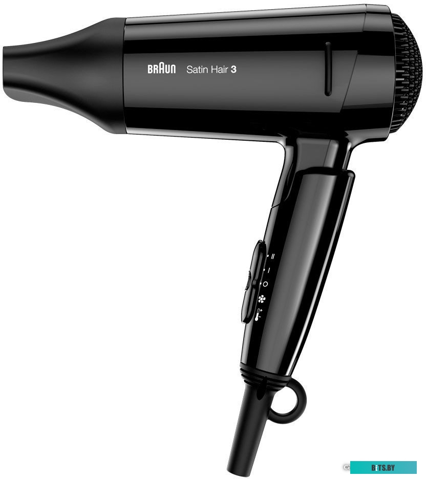 BRHD350E Фен Braun BRHD350E, дорожный, 1600Вт, черный