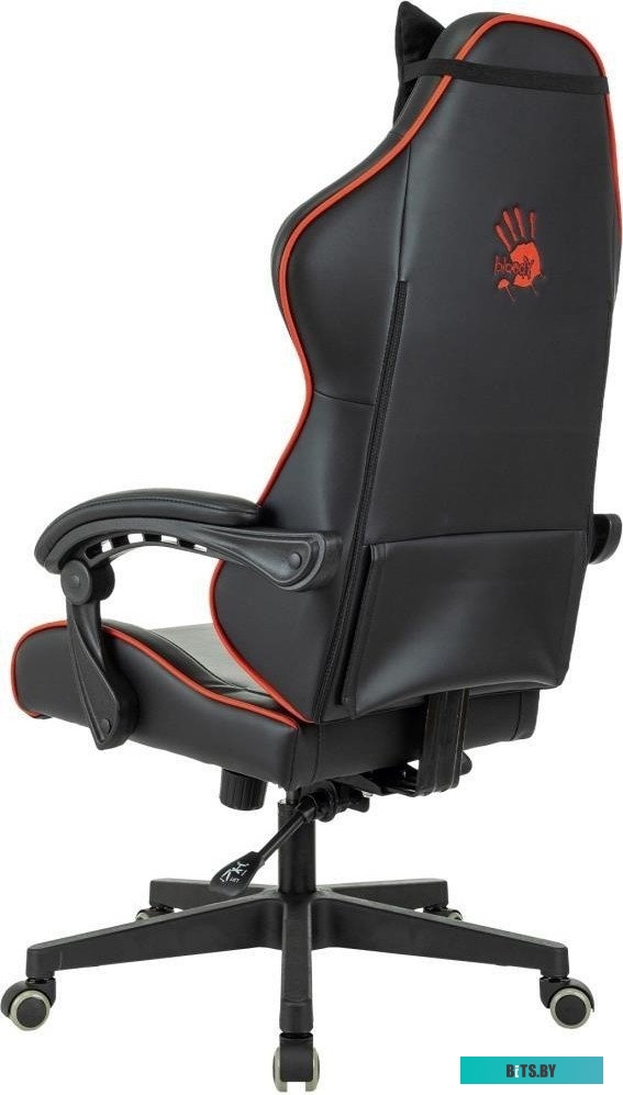 BLOODY GC-780 Кресло игровое A4TECH Bloody GC-780, на колесиках, кожзам, 1шт. в комплекте черный/красный