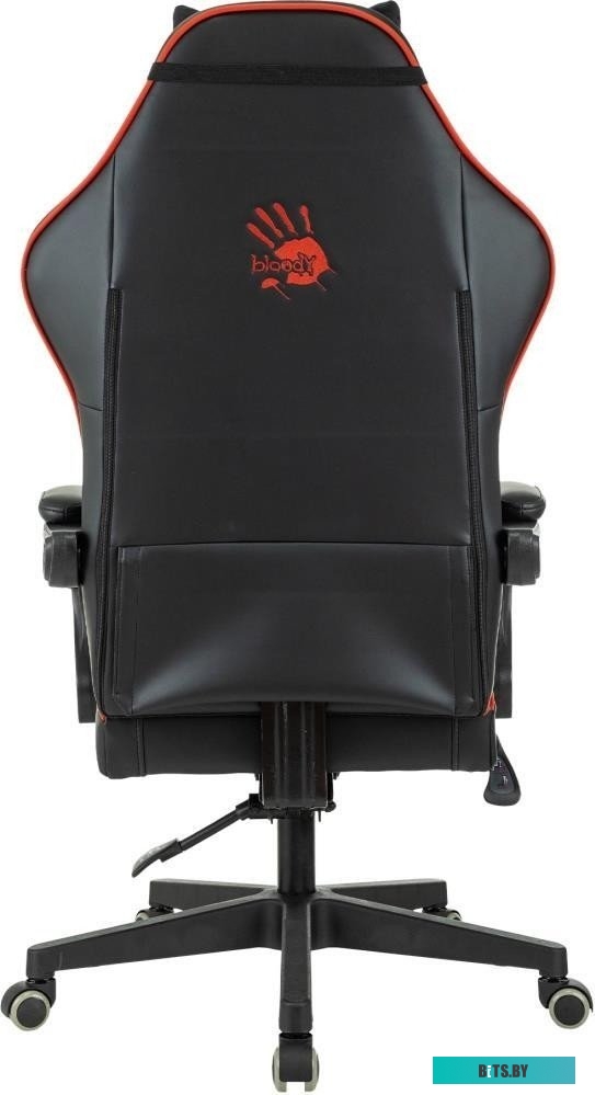 BLOODY GC-780 Кресло игровое A4TECH Bloody GC-780, на колесиках, кожзам, 1шт. в комплекте черный/красный