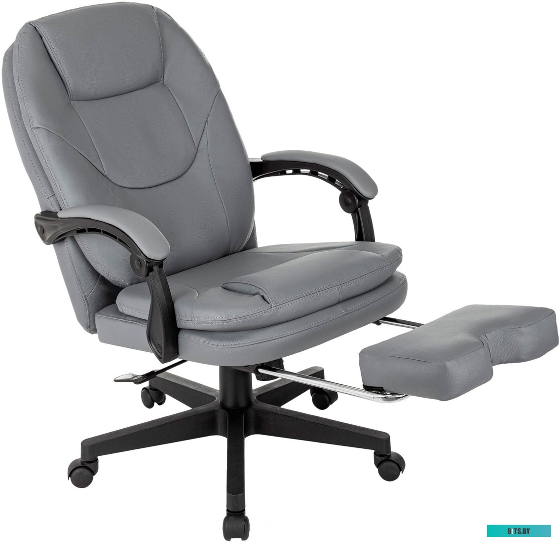 CH-868N-F/GREY-PU Бюрократ CH-868N-F (серый)